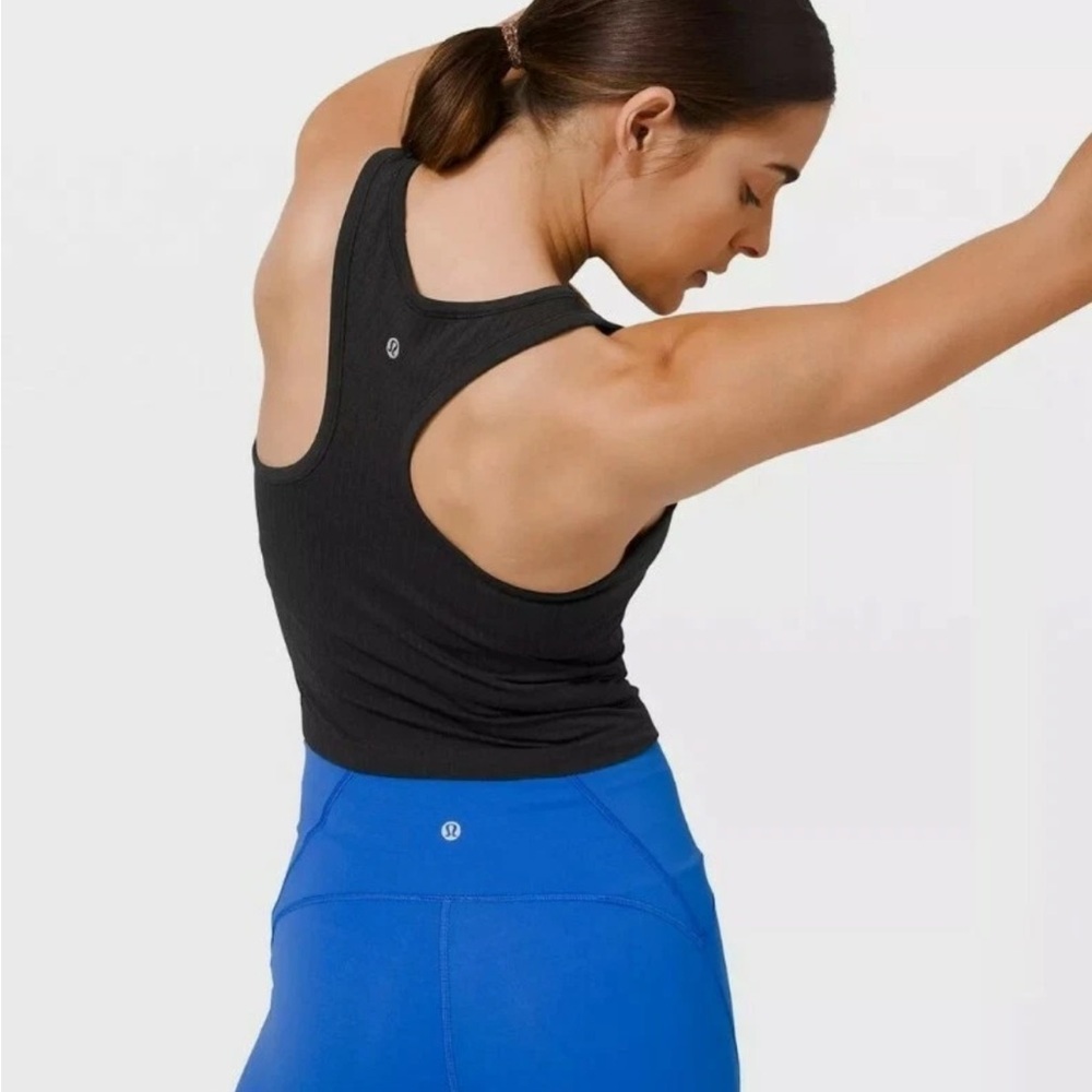 Lululemon Black Racerback Tank Top